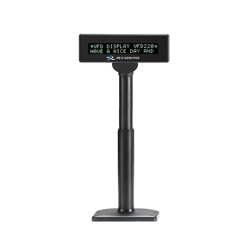 شاشة عرض العملاء بخط مزدوج 20×2  حرف VFD (NGP-VFD220-U)