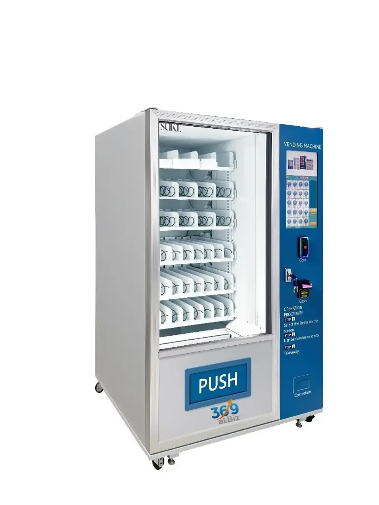 Cooling Power 60 Vending Machine with Screen 