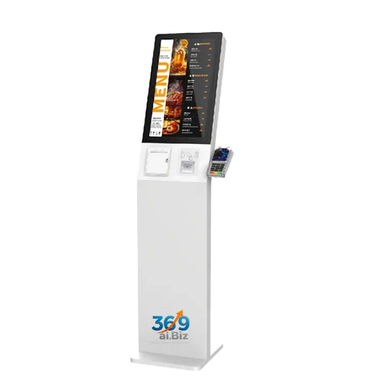Standing Self-Order Machine Restaurant Self-Service Kiosk